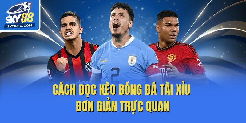 Cách đọc kèo bóng đá tài xỉu đơn giản trực quan