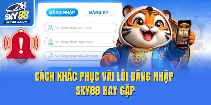 Cách khắc phục vài lỗi đăng nhập Sky88 hay gặp