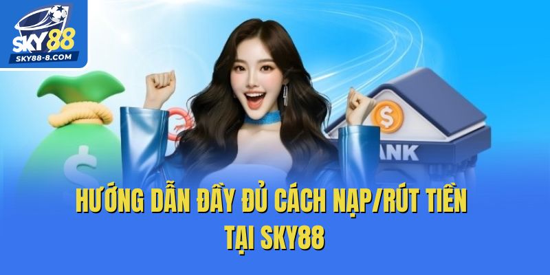 Hướng dẫn đầy đủ cách nạp/rút tiền tại Sky88